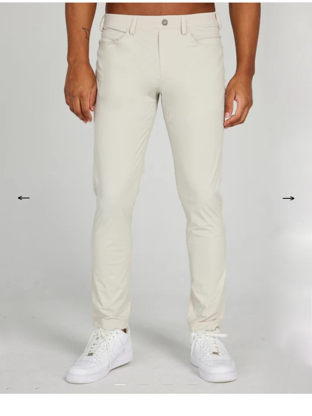 Redvanly Mens Size XL Kent Pull-On Golf Trouser Beige Pants Performance Flex